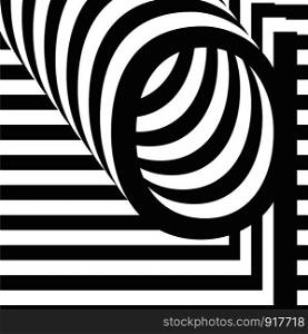 Black and white letter q design template vector illustration