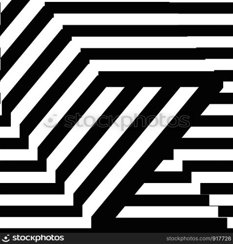 Black and white letter z design template vector illustration