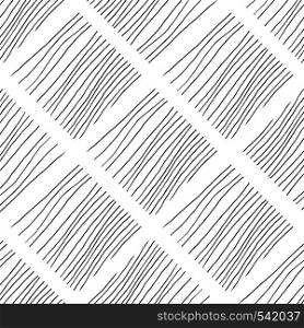 Black and white lines seamless pattern hand drawn texture. Abstract background with lines.. Black and white lines seamless pattern hand drawn texture.