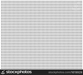 black and white polka dot pattern background. - vector illustration