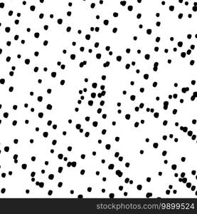 black and white polka dot pattern hand drawn design background, web icon, symbol, sign, romantic wedding, love card - vector abstract background vector.