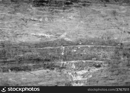 Black and white scratches abstract background from wooden desk. Vector illustration