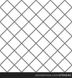 Black and white seamless tartan pattern