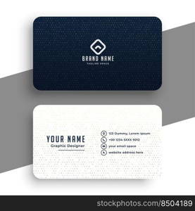 black and white simple business card template