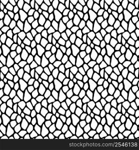 Black and White Snake Animal Motif Vector Seamless Pattern. Awesome for classic product design, fabric, backgrounds, invitations, packaging design projects. Surface pattern design.