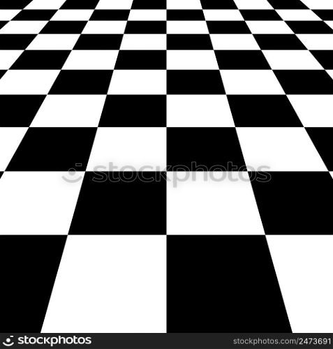 Black and white squares checkered Board background