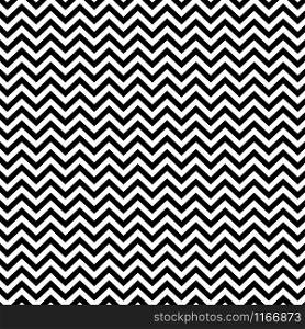 Black and white zigzag background. Chevron pattern vector