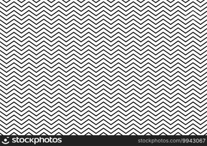 Black and white zigzag chevron pattern. Simple and modern vintage background. web design, greeting card, textile, Eps 10 vector illustration