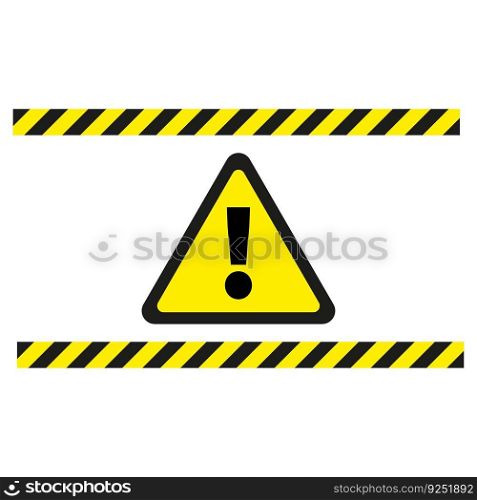 Black and yellow line striped background. Caution tape. Vector illustration. EPS 10.. Black and yellow line striped background. Caution tape. Vector illustration.