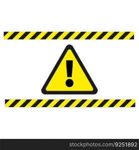 Black and yellow line striped background. Caution tape. Vector illustration. EPS 10.. Black and yellow line striped background. Caution tape. Vector illustration.