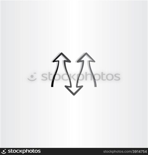 black arrow symbol design element icon