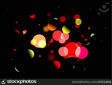 Black background with bright blured light ideal christmas wallpaper