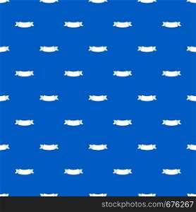 Black banner pattern repeat seamless in blue color for any design. Vector geometric illustration. Black banner pattern seamless blue