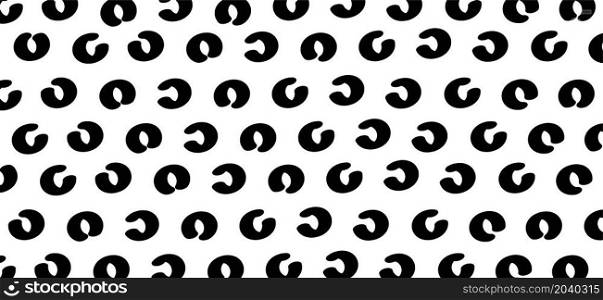 Black banner. Pois dots or polka dot jersey sign. Flat vector pattern. Seamless, geometric grid banner. Raster texture. Chrismas (xmas ). Cartoon, comic emphis style