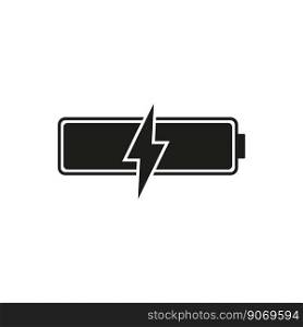 black battery icon. Vector illustration. EPS 10.. black battery icon. Vector illustration.