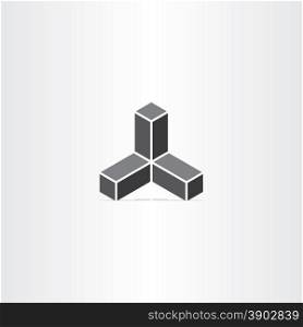 black buildings business vector icon design