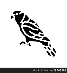 black capped lory parrot bird glyph icon vector. black capped lory parrot bird sign. isolated symbol illustration. black capped lory parrot bird glyph icon vector illustration