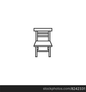 black chair icon. Design element. Vector illustration. Stock image. EPS 10.. black chair icon. Design element. Vector illustration. Stock image. 