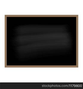 Black chalkboard background vector illustration. Black chalkboard background vector