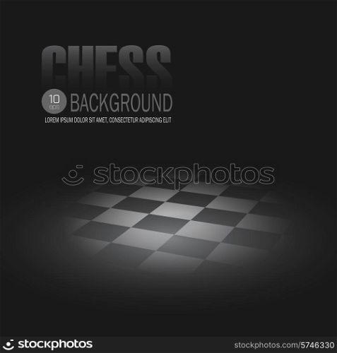 Black Chessboard. Template Vector background EPS 10. Chessboard. Vector background