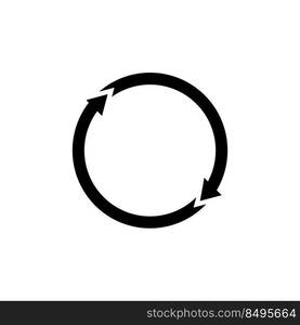 black circle vector arrows. Vector Icons