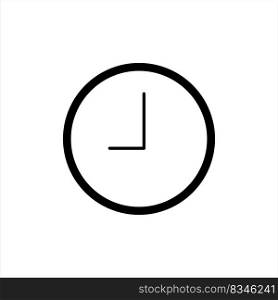 black clock icon. Time clock. Vector illustration. Stock image. EPS 10.. black clock icon. Time clock. Vector illustration. Stock image. 