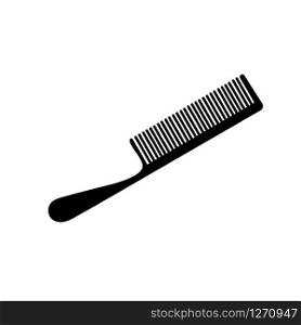 black comb illustration logo vector