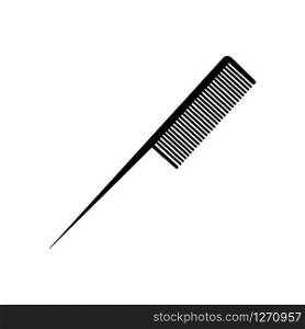 black comb illustration logo vector