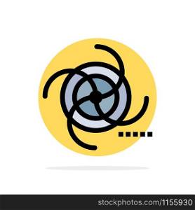 Black, Cosmos, Field, Galaxy, Gravitational Abstract Circle Background Flat color Icon