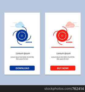 Black, Cosmos, Field, Galaxy, Gravitational Blue and Red Download and Buy Now web Widget Card Template