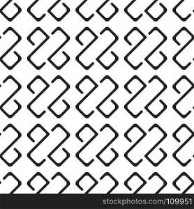 Black crosses on white background seamless pattern. Vector illustration.. Black crosses on white background seamless pattern