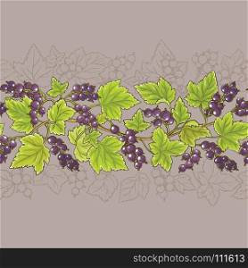 black currant vector pattern. black currant vector pattern on color background