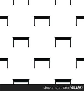 Black desk pattern seamless flat style for web vector illustration. Black desk pattern flat