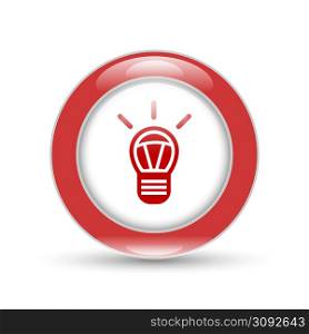 black electric bulb icon on a white background. black electric bulb icon