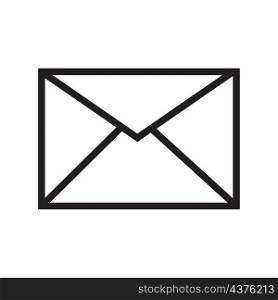 Black envelope icon. Mail letter sign. Business correspondence. Message concept. Vector illustration. Stock image. EPS 10.. Black envelope icon. Mail letter sign. Business correspondence. Message concept. Vector illustration. Stock image.