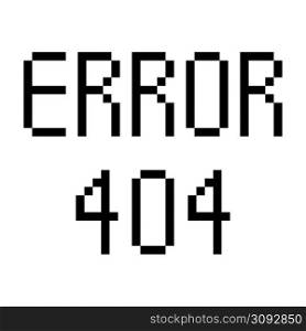 Black error 404 pixel. Grunge texture. Internet technology. Vector illustration. stock image. EPS 10.. Black error 404 pixel. Grunge texture. Internet technology. Vector illustration. stock image.