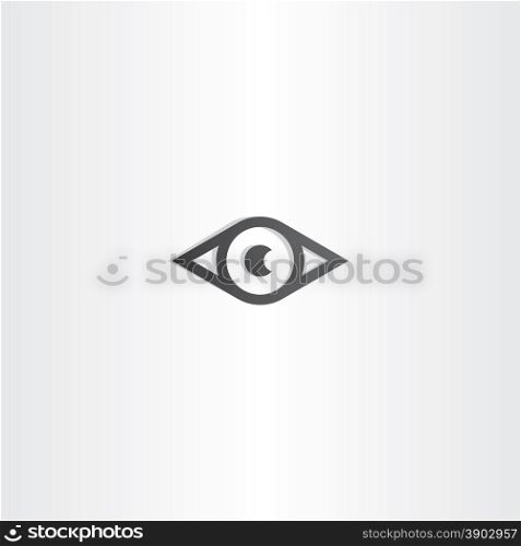 black eye design vector icon design