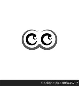 black eyes logo icon symbol design