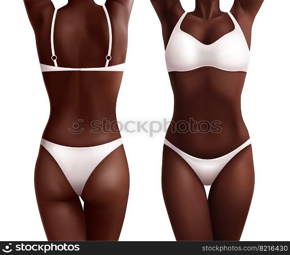 black female woman body realistic