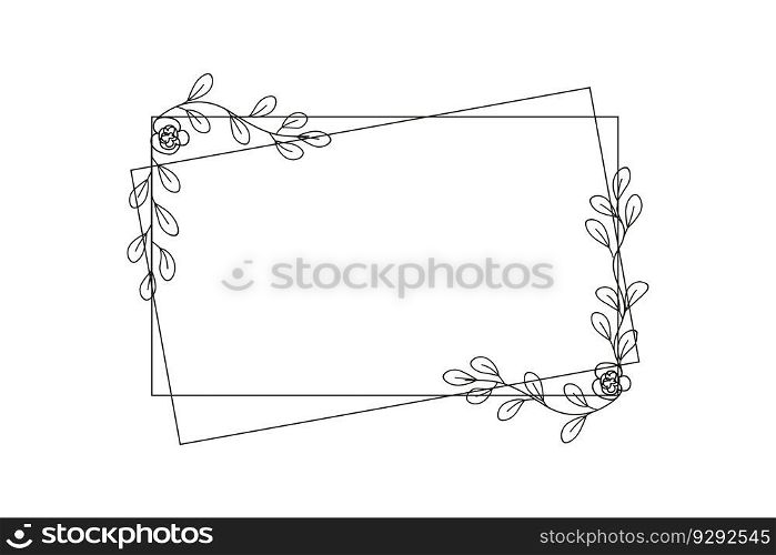 Black floral graphics frames. Wedding floral decoration. Laurel wreath. Vector illustration. EPS 10.. Black floral graphics frames. Wedding floral decoration. Laurel wreath. Vector illustration.