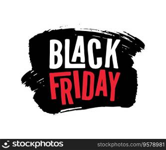 Black Friday banner. Special discount offer design. Product discount festival