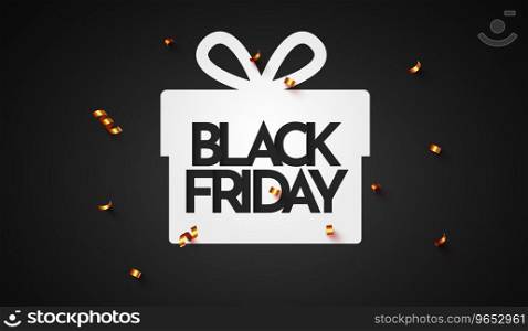 Black Friday banner. Template for promotion, advertising, online advertising, social media and fashion advertising. Vector illustration.. Black Friday banner. Template for promotion, advertising, online advertising, social media and fashion advertising.