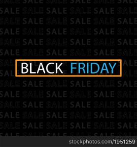 Black Friday, big sale. The concept of sale, registration and discounts. Banner.