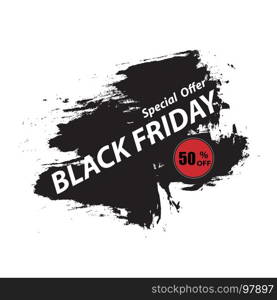Black Friday sale abstract banner.Black Friday sale design template.Promo abstract vector background design.Vector illustration