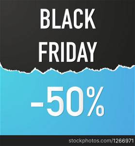 black friday sale advertisement mock up vector illustration