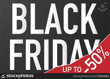 black friday sale advertisement mock up vector illustration