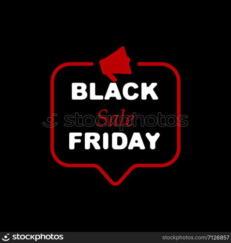 Black friday sale background. November sale illustration. Black friday sale background