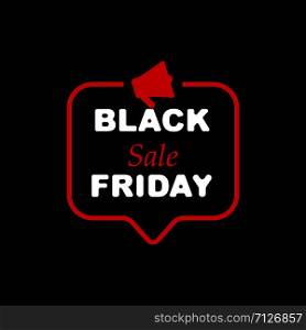 Black friday sale background. November sale illustration. Black friday sale background