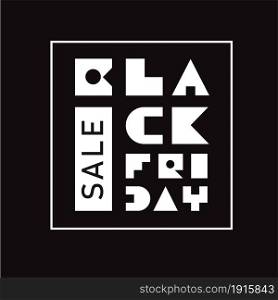 Black Friday sale banner. Black Friday sale banner vector design template