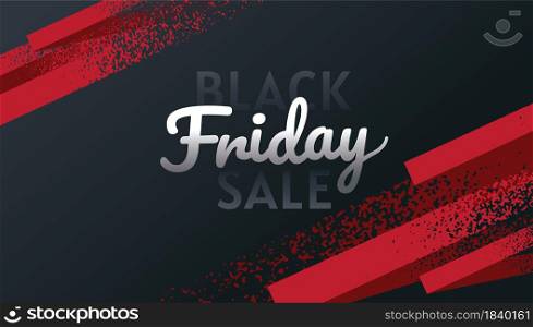 Black Friday, sale, banner design template, gold & Black color, abstract background, vector.